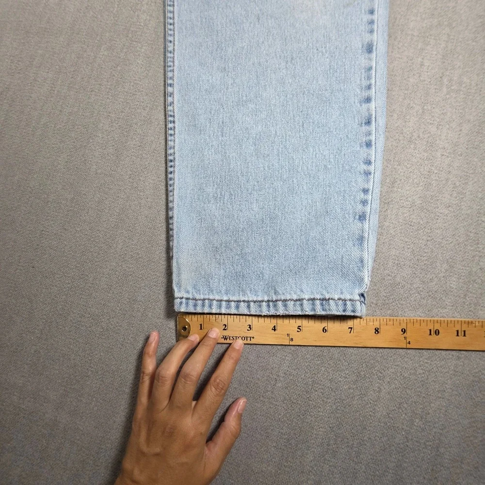 Levi's 550 Relaxed‎ Fit Jeans Men W36 L30 Light Wash Blue Denim Tapered Leg
